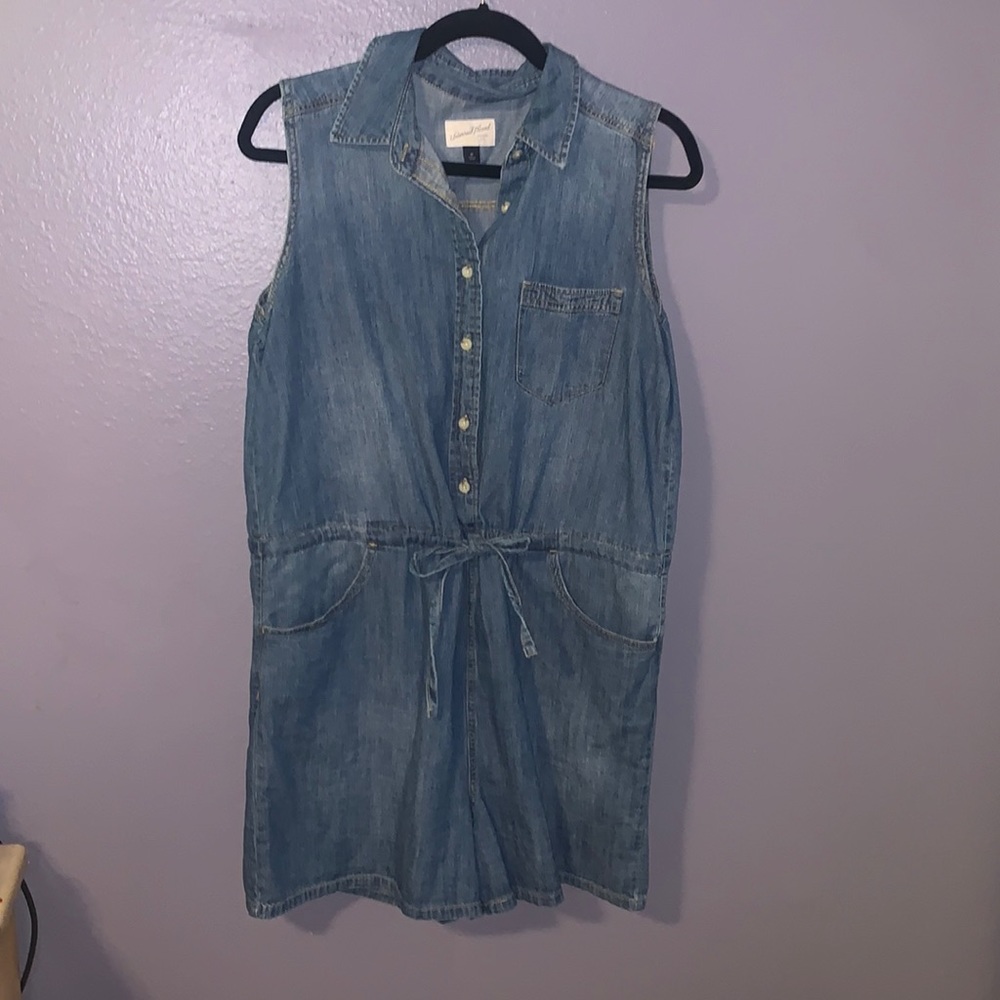 Universal Threads Denim Romper